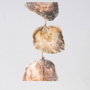 Hailey Capiz Seashell Windchime with Sea Shell