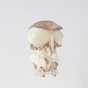 Hailey Capiz Seashell Windchime with Sea Shell