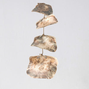 Hailey Capiz Seashell Windchime with Sea Shell