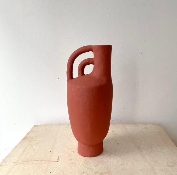 Mosiah Candle Holder | Barn Red