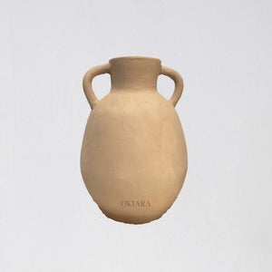 Amphora Vessel Beige | Large