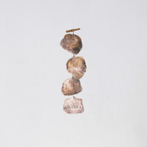 Hailey Capiz Seashell Windchime with Sea Shell