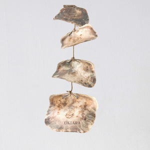 Hailey Capiz Seashell Windchime with Sea Shell